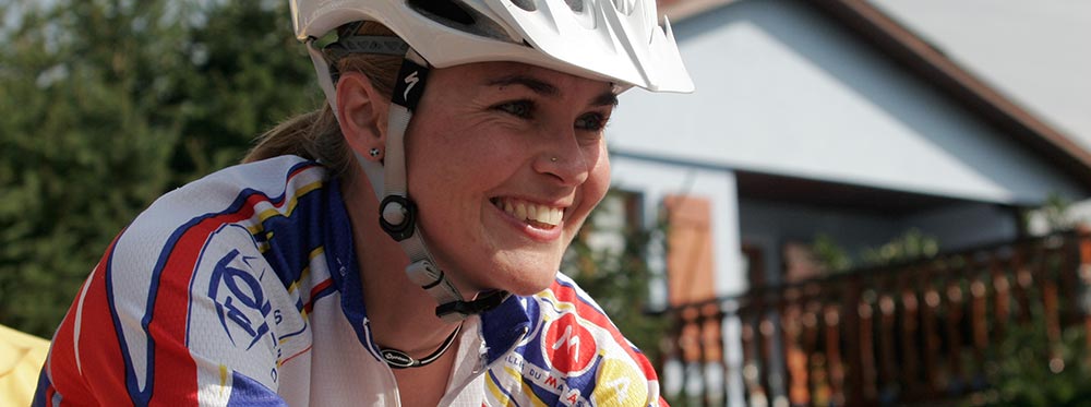 Img4 : Portrait d'une jolie cycliste