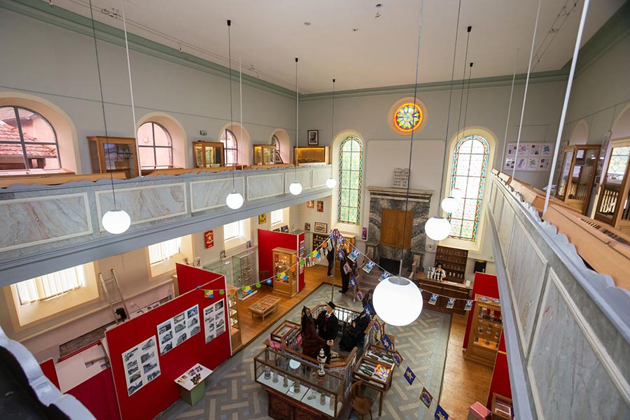 Intérieur d'un musée