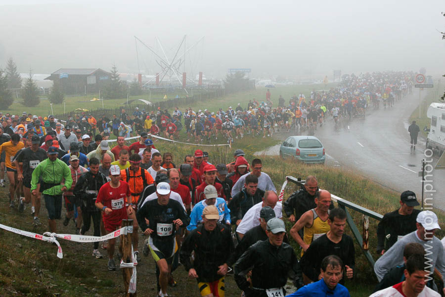 Départ de la course des Crêtes