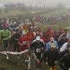 Départ de la course des crêtes dans la Vosges