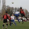 joueurs de foot en action