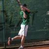 Joueur tennis dans un match