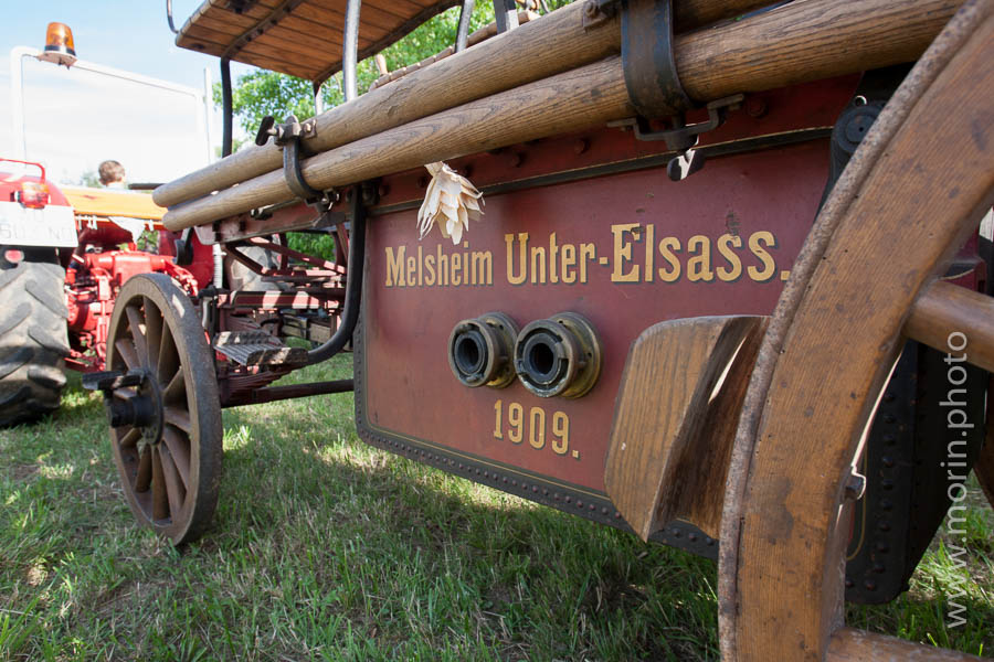 détail d'une ancienne pompe à bras