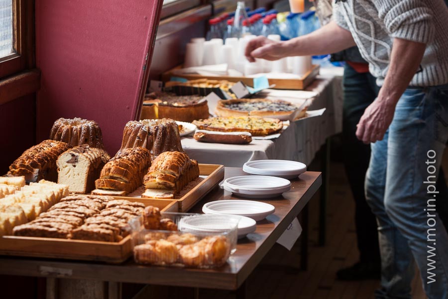 Le casse-croute après la collecte